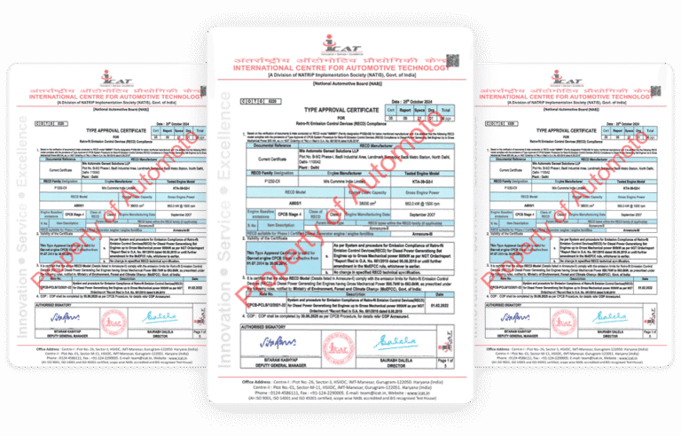 Certificates copy from automoto RECD
